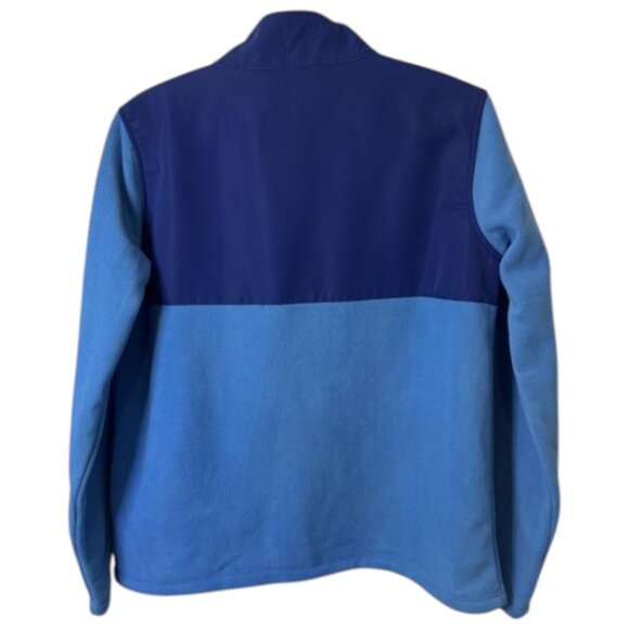 Eddie Bauer kids' two-tone blue zip-up fleece jacket size XL NWT - Picture 6 of 8